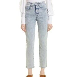 Veronica Beard Ryleigh High Rise Slim Straight Jean in Vail (with Stretch!)